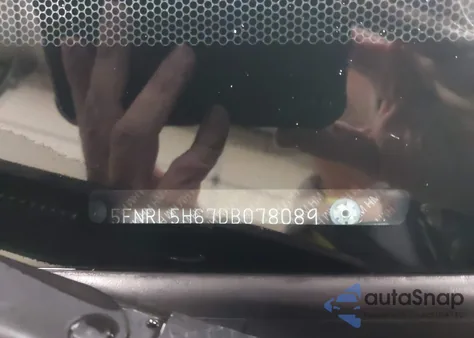 2013 Honda Odyssey Ex-L z USA, uszkodzony, nr VIN 5FNRL5H67DB078089